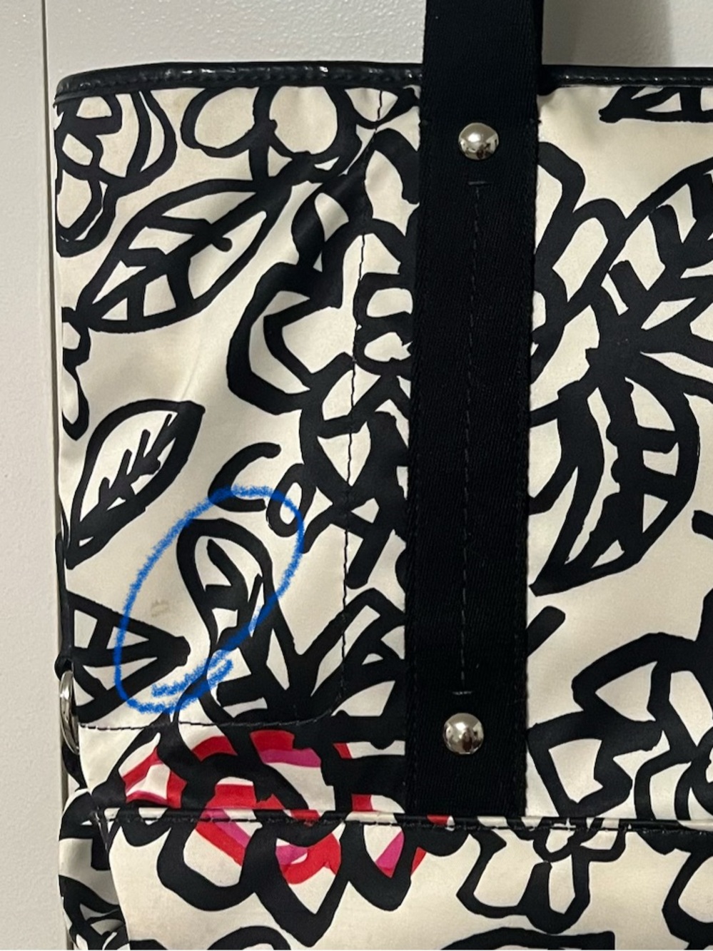 Coach Floral Graffiti Tote Bag - Picture 11 of 11